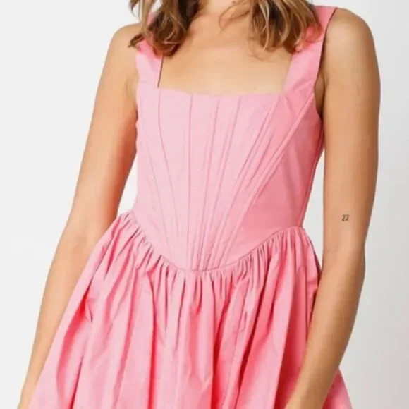 Olivaceous pink mini dress - Picture 2 of 10